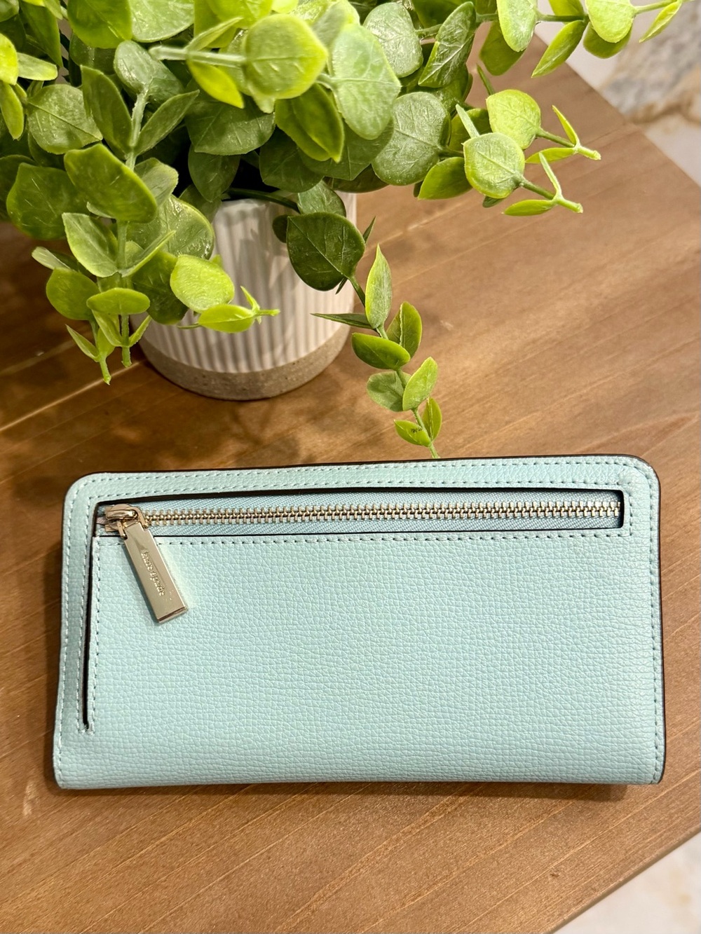kate spade Pale Blue Daisy Continental Wallet - Picture 4 of 6